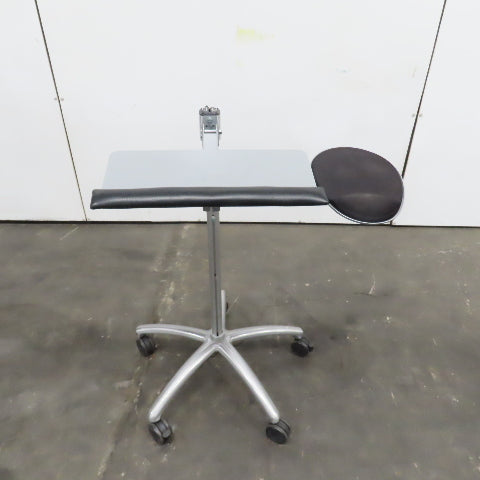 Portable Free Standing Computer Keyboard& Mouse Pedestal Stand Adjustable Height