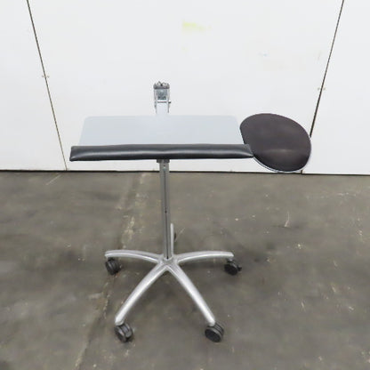 Portable Free Standing Computer Keyboard& Mouse Pedestal Stand Adjustable Height