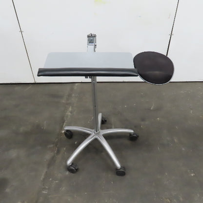 Portable Free Standing Computer Keyboard& Mouse Pedestal Stand Adjustable Height