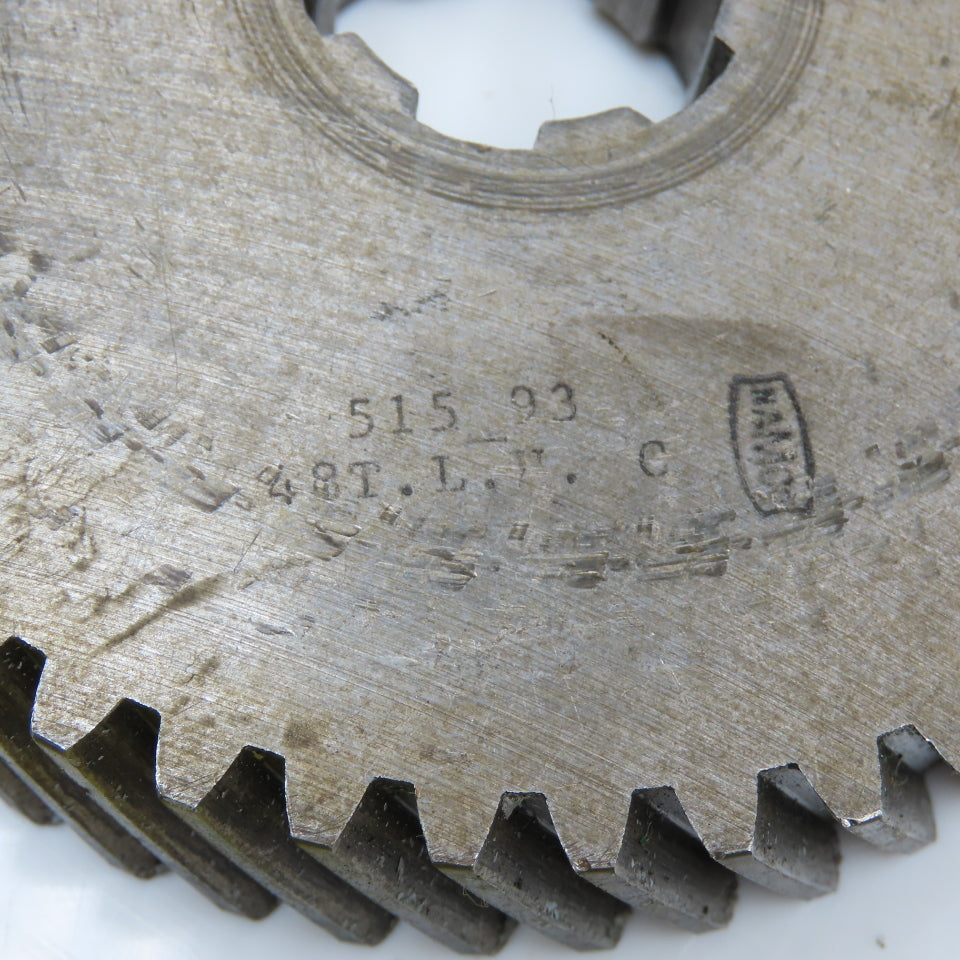 Namco 4.96" OD x 1-1/8" Left Hand Helical Gear 20°PA 1-1/4" Spline Shaft 48T
