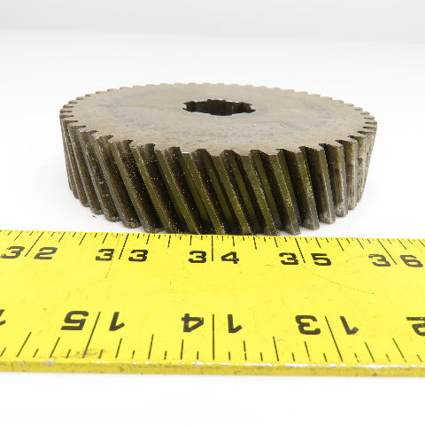 Namco 4.96" OD x 1-1/8" Left Hand Helical Gear 20°PA 1-1/4" Spline Shaft 48T
