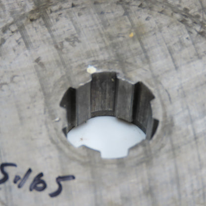 5.16" OD x 1-1/8" Left Hand Helical Gear 20°PA 1-1/4" Spline Shaft 50T