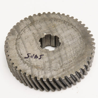 5.16" OD x 1-1/8" Left Hand Helical Gear 20°PA 1-1/4" Spline Shaft 50T