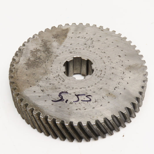Namco 5.50" OD x 1-1/8" Left Hand Helical Gear 20°PA 1-1/4" Spline Shaft 54T