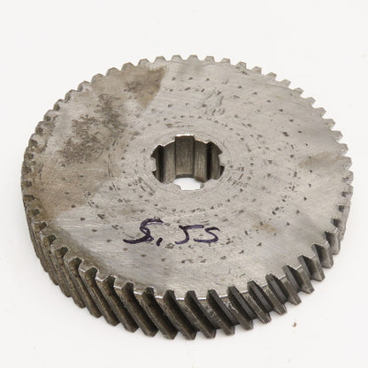 Namco 5.50" OD x 1-1/8" Left Hand Helical Gear 20°PA 1-1/4" Spline Shaft 54T