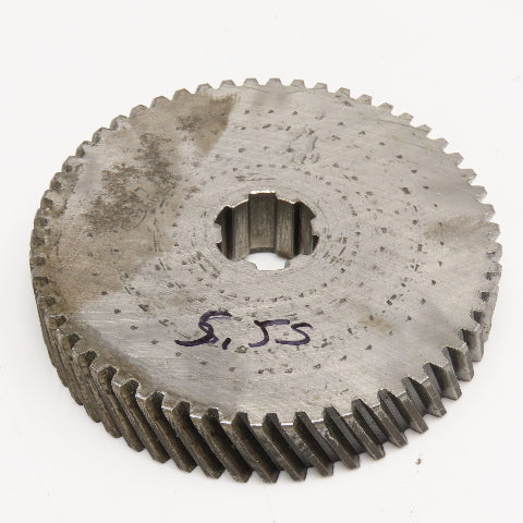 Namco 5.50" OD x 1-1/8" Left Hand Helical Gear 20°PA 1-1/4" Spline Shaft 54T