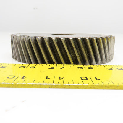 5.37" OD x 1-1/8" Left Hand Helical Gear 20°PA 1-1/4" Spline Shaft 52T