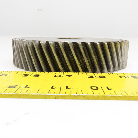 5.37" OD x 1-1/8" Left Hand Helical Gear 20°PA 1-1/4" Spline Shaft 52T