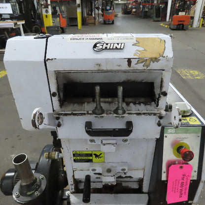 Shini SGF-2628E-GB Plastic Film Roll Feed Granulator 4.6kW 360RPM 480V 3PH