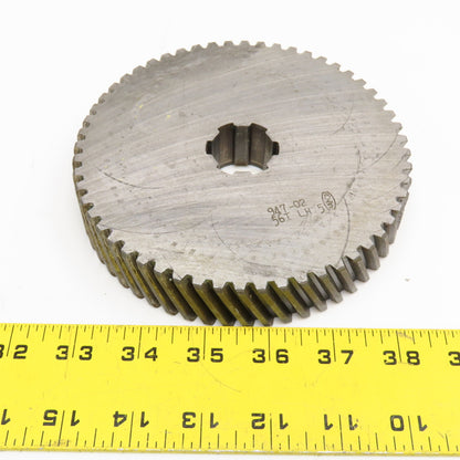 Namco 5.76" OD x 1-1/8" Left Hand Helical Gear 20°PA 1-1/4" Spline Shaft 56T