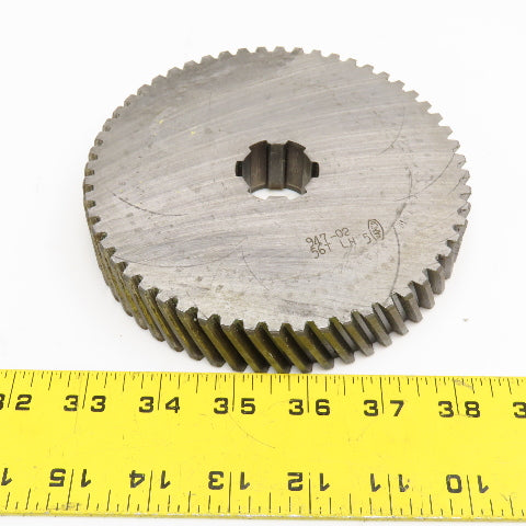Namco 5.76" OD x 1-1/8" Left Hand Helical Gear 20°PA 1-1/4" Spline Shaft 56T