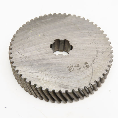 Namco 5.76" OD x 1-1/8" Left Hand Helical Gear 20°PA 1-1/4" Spline Shaft 56T
