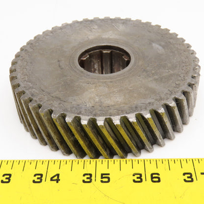 4.55" OD x 1-1/8" Left Hand Helical Gear 20°PA 1-1/4" Spline Shaft 44T