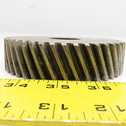 4.55" OD x 1-1/8" Left Hand Helical Gear 20°PA 1-1/4" Spline Shaft 44T