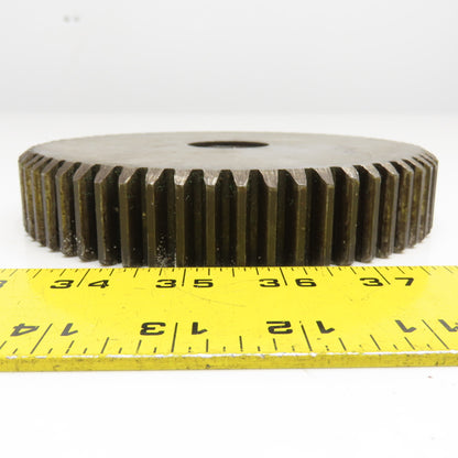 6.20" OD x 1-1/8" Spur Gear 20°PA 1-1/4" Spline Shaft 60T