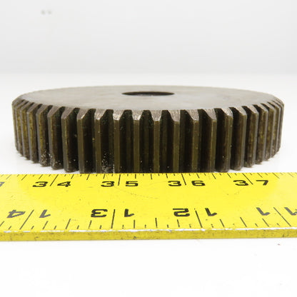 6.20" OD x 1-1/8" Spur Gear 20°PA 1-1/4" Spline Shaft 60T