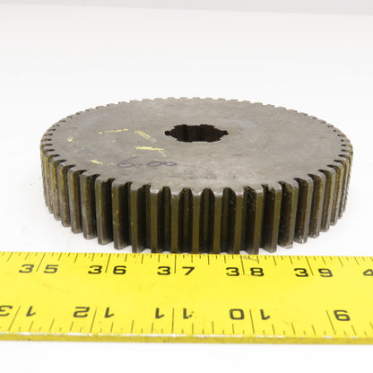6.00" OD x 1-1/8" Spur Gear 20°PA 1-1/4" Spline Shaft 58T