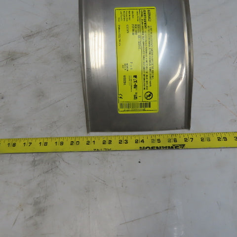 Cooper 808SS6-06-90VI12 6" Wide Stainless Steel 90° Cable Tray Cover Inside Bend