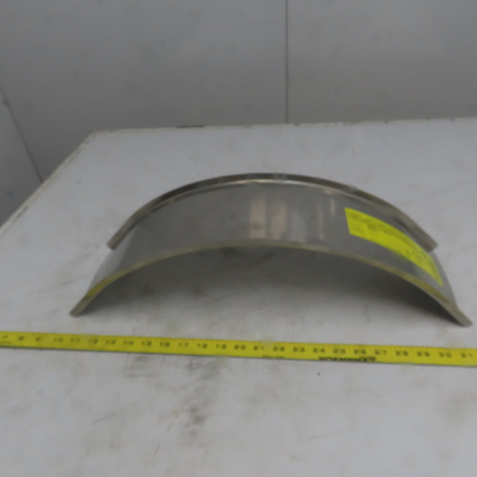 Cooper 808SS6-06-90VI12 6" Wide Stainless Steel 90° Cable Tray Cover Inside Bend