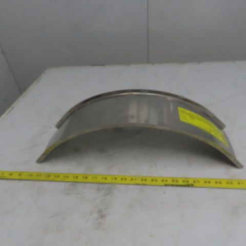 Cooper 808SS6-06-90VI12 6" Wide Stainless Steel 90° Cable Tray Cover Inside Bend