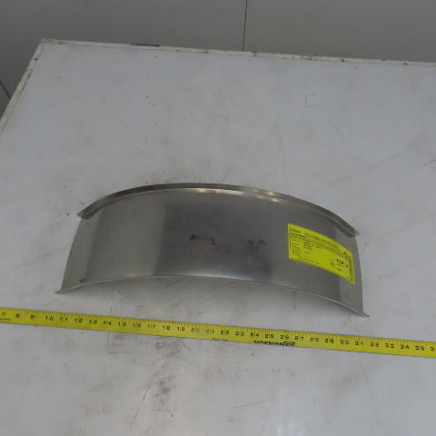 Cooper 808SS6-06-90VI12 6" Wide Stainless Steel 90° Cable Tray Cover Inside Bend