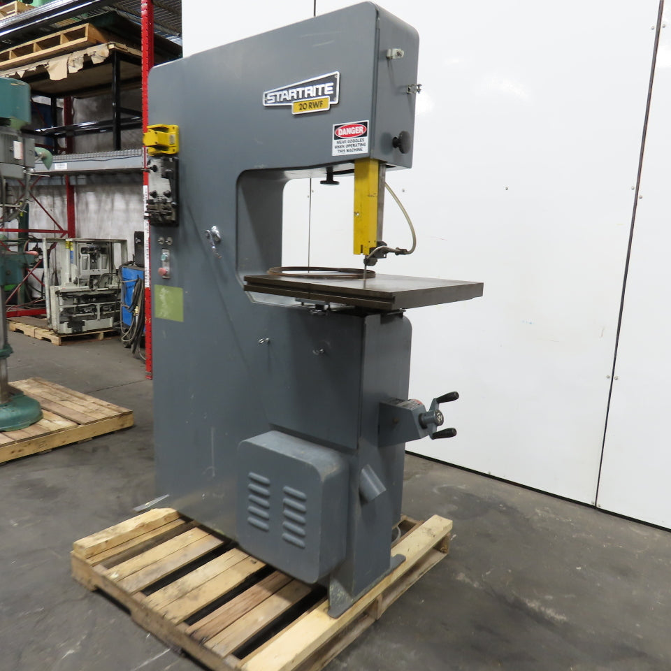 Startrite 20RWF 20" Vertical Band Saw 480V 3Ph 0-10° Bevel Blade Welder