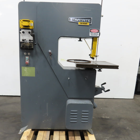 Startrite 20RWF 20" Vertical Band Saw 480V 3Ph 0-10° Bevel Blade Welder