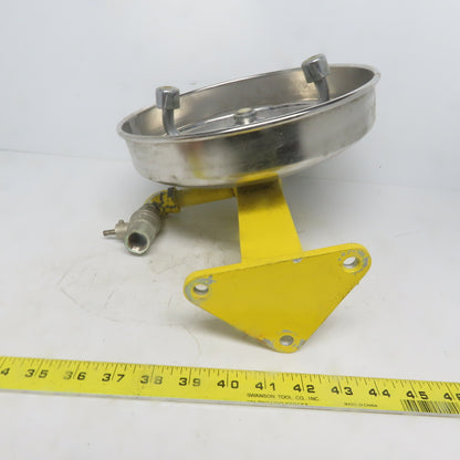 Eyewash Station Wall Mounted Stainless Steel Bowl