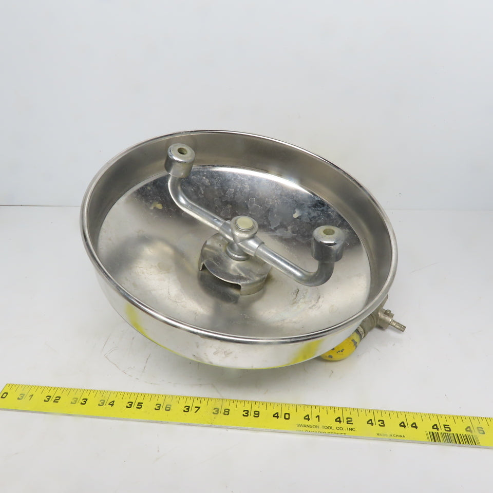 Eyewash Station Wall Mounted Stainless Steel Bowl