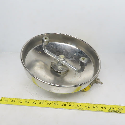 Eyewash Station Wall Mounted Stainless Steel Bowl