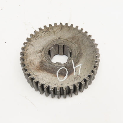 4.19" OD x 1-1/8" Spur Gear 20°PA 1-1/4" Spline Shaft 40T