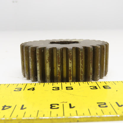 3.19" OD x 1-1/8" Spur Gear 20°PA 1-1/4" Spline Shaft 30T