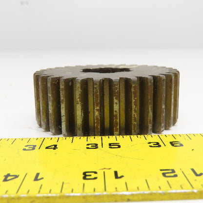 3.19" OD x 1-1/8" Spur Gear 20°PA 1-1/4" Spline Shaft 30T