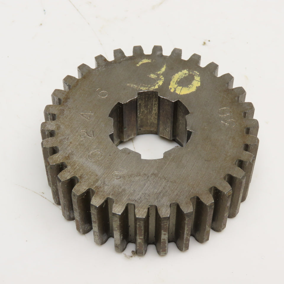 3.19" OD x 1-1/8" Spur Gear 20°PA 1-1/4" Spline Shaft 30T