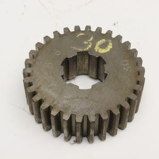 3.19" OD x 1-1/8" Spur Gear 20°PA 1-1/4" Spline Shaft 30T