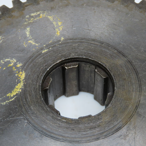 5.19" OD x 1-1/8" Spur Gear 20°PA 1-1/4" Spline Shaft 50T