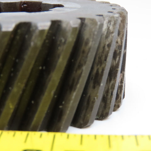 2.66" OD x 1-1/8" Right Hand Helical Gear 20°PA 1-1/4" Spline Shaft 26T