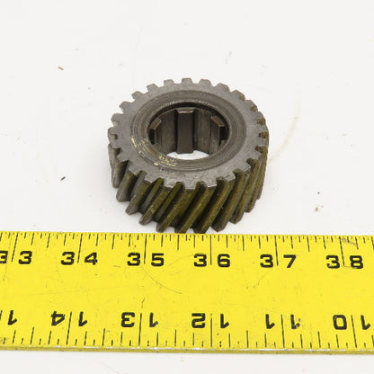 2.55" OD x 1-1/8" Right Hand Helical Gear 20°PA 1-1/4" Spline Shaft 24T