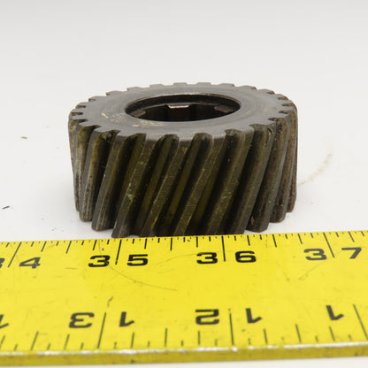 2.55" OD x 1-1/8" Right Hand Helical Gear 20°PA 1-1/4" Spline Shaft 24T