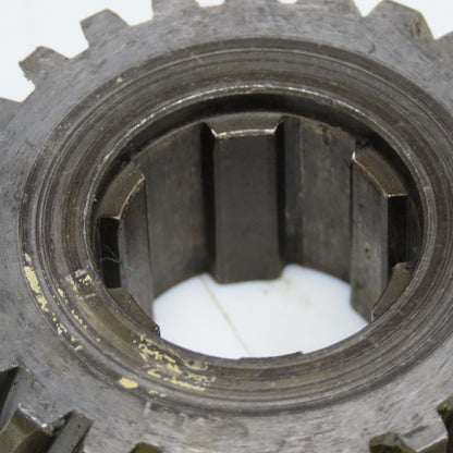 2.55" OD x 1-1/8" Right Hand Helical Gear 20°PA 1-1/4" Spline Shaft 24T
