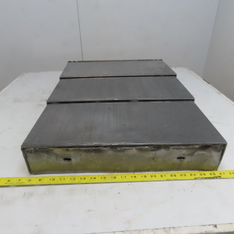 Kevekrow Telescopic Carbon Steel Machine Way Cover 10-1/2" To 30" 20-1/2" Wide