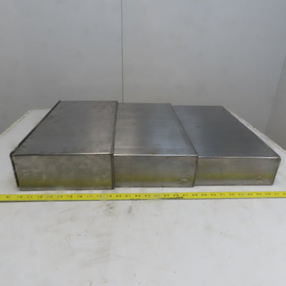Kevekrow Telescopic Carbon Steel Machine Way Cover 10-1/2" To 30" 20-1/2" Wide