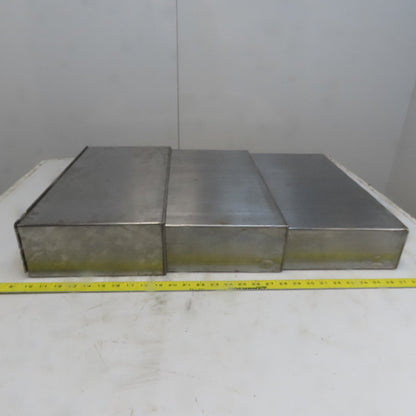 Kevekrow Telescopic Carbon Steel Machine Way Cover 10-1/2" To 30" 20-1/2" Wide