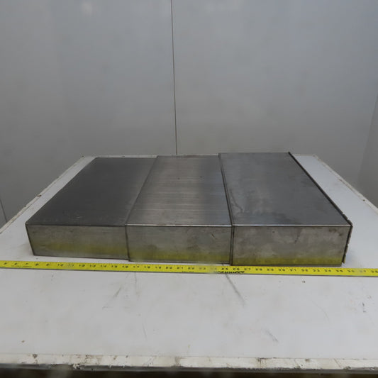Kevekrow Telescopic Carbon Steel Machine Way Cover 10-1/2" To 30" 20-1/2" Wide