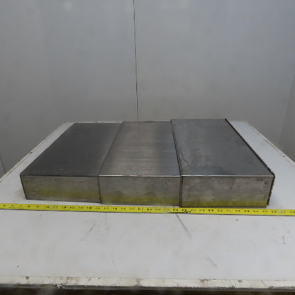 Kevekrow Telescopic Carbon Steel Machine Way Cover 10-1/2" To 30" 20-1/2" Wide