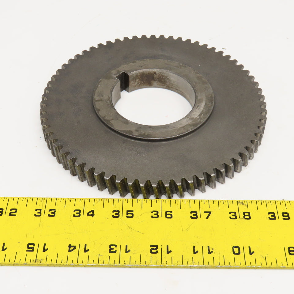 6.85" OD x .614" Left Hand Helical Drive Gear 20°PA 2.50" Keyed Bore 66T