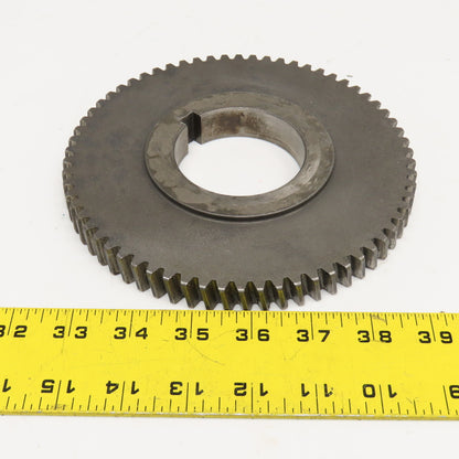 6.85" OD x .614" Left Hand Helical Drive Gear 20°PA 2.50" Keyed Bore 66T