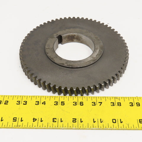 6.85" OD x .614" Left Hand Helical Drive Gear 20°PA 2.50" Keyed Bore 66T