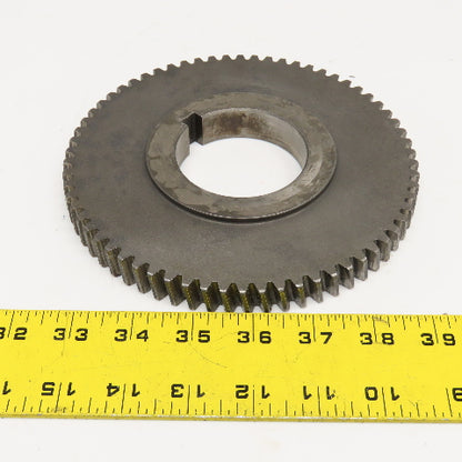 6.85" OD x .614" Left Hand Helical Drive Gear 20°PA 2.50" Keyed Bore 66T