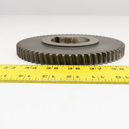 6.85" OD x .614" Left Hand Helical Drive Gear 20°PA 2.50" Keyed Bore 66T